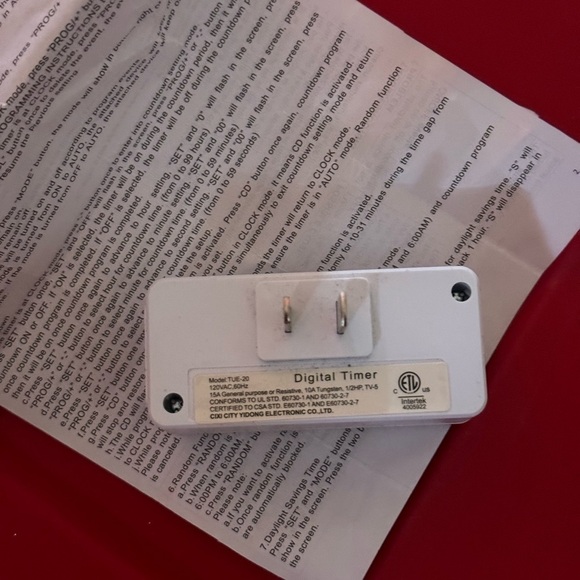 Smart Electrician 24 Hour 7 Day Digital Indoor Light Plug Indoor Timer - Picture 3 of 4